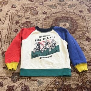 Hanna Andersson ride till the wheels fall off sweatshirt 5